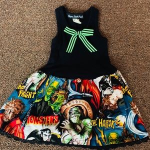 Classic Monsters Frankenstein infant dress 6M